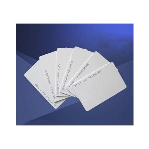 5000pcs/lot RFID card 125KHz TK4100/EM4100 blank Card PVC smart card and business card