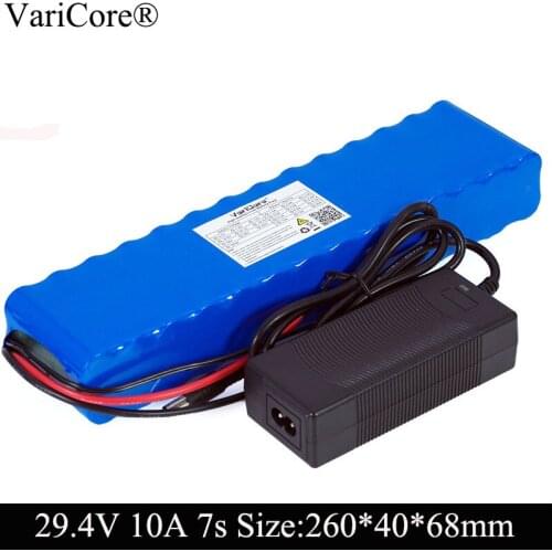 24V 10ah 7S4P batteries 250W 29.4v 10000mAh Battery pack 15A BMS for motor chair set Electric Power + 29.4V 2A Charger