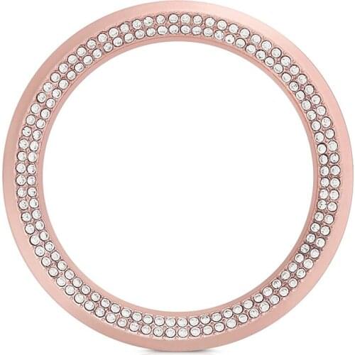 Steering Wheel Decal for -BMW 3 4 5 6 Series X3 X5 Crystal Car Wheel Logo Ring - Rhinestone Logo Sticker