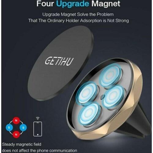 Car Phone Holder Magnetic Air Vent Mount Mobile Smartphone Stand Magnet Support Mobile In Car GPS For iPhone XS Max Samsung