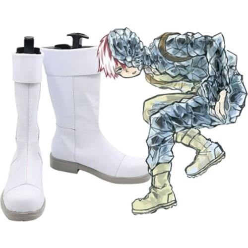 Anime Boku no Hero Academia Boots Todoroki Shoto Cosplay My Hero Academia Shoes