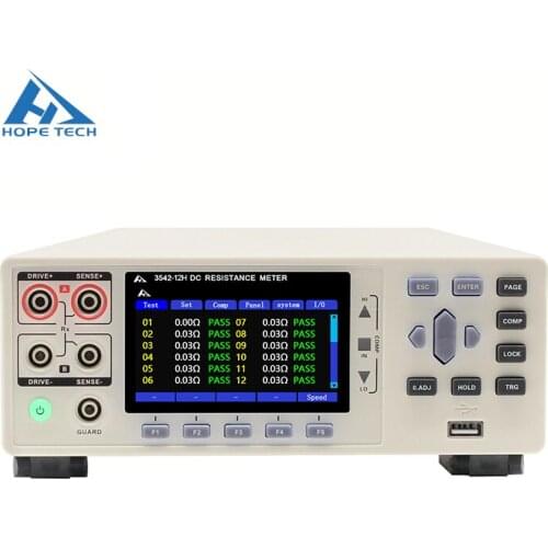 CHT3542-12H High Precision DC Resistance Tester With Anti-interference