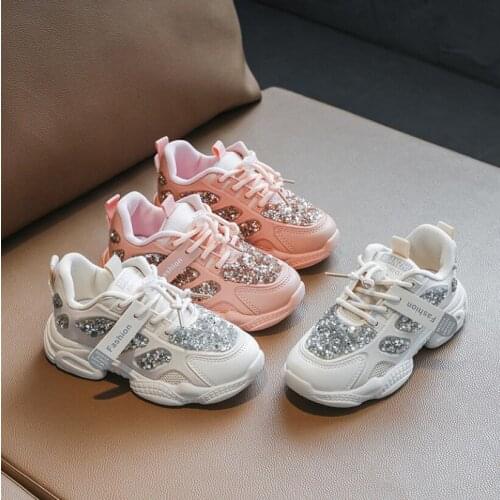 Childrens Shoes Kids Casual Sport Shoes 2021 Spring Child Running Shoes Baby Boys Girls Fashion Breathable Sneakers Soft Shoes