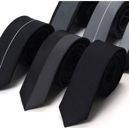 High Quality 2019 New Designers Brands Fashion Business Casual 5cm Slim Ties for Men Wedding Necktie Formal Work with Gift Box