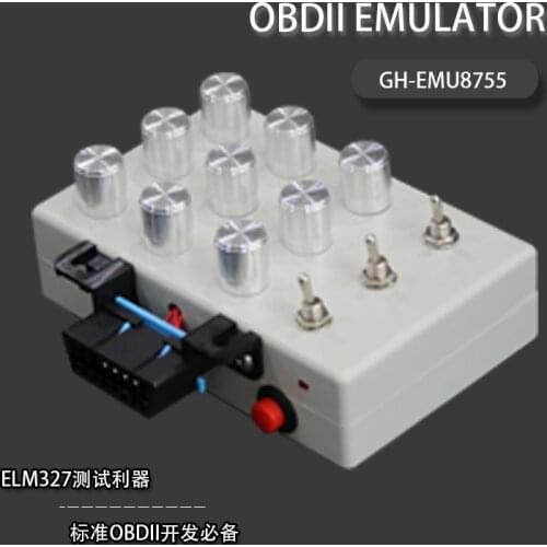 ELM327 OBD Development Tool,automobile ECU ECU Simulator Fuel Consumption Detector