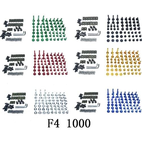Motorcycle Complete Fairing Bolts Kit Bodywork Screws For Fit MV Agusta F4 1000