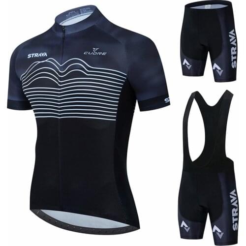 Summer team Cycling Jersey Set Mens Clothing Bike Clothes Cycling Clothing Breathable Short Sleeve suit maillot ciclismo hombre