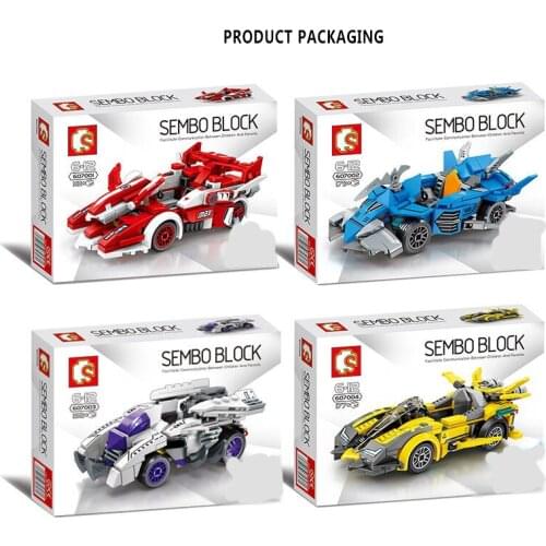 Building Blocks Bricks Kits Kids Toys 607003 City Super Racers compatible garage Speed Champions sports race track Racing