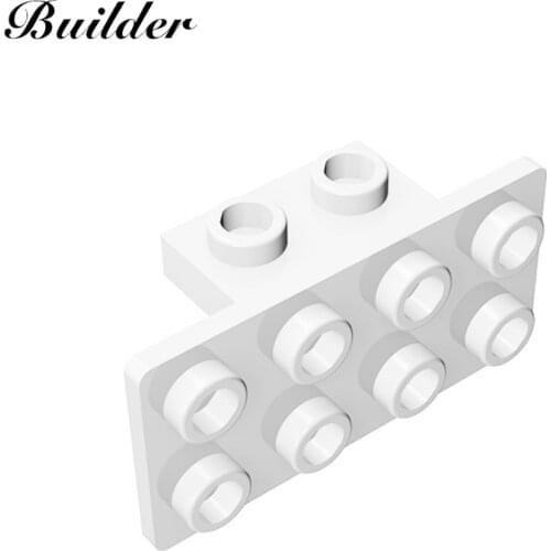 Little Builder Building Blocks Technological Parts 1x2-2x4 Bracket MOC Educational Toy for Children Compatible Brick 93274 10pcs