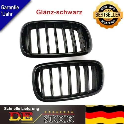 MagicKit Pair For BMW X5 F15 X6 F16 F85 F86 2014-2017 Front Bumper Kidney Grille Grill