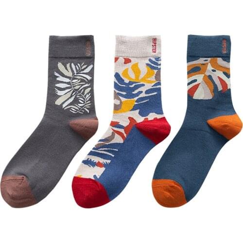 Unisex Painting Style Astronaut Women Socks Men Harajuku Colorful Short Socks Cotton Space Streetwear Funny Sock Crew Socks