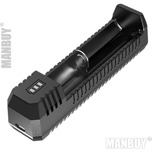 2020 New NITECORE UI1 Portable Dual-Slot USB Li-ion Battery Charger outdoor charging without battery