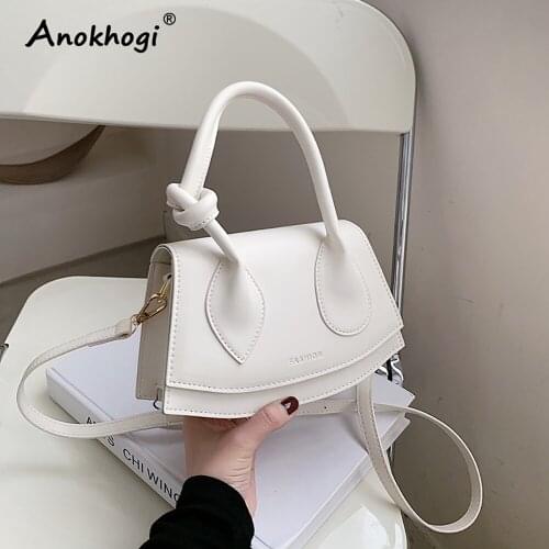 New Arrival Women Niche Shoulder Bag Knotted Handle Hasp Shoulder Bag Ladies Fashion Handbag ML90