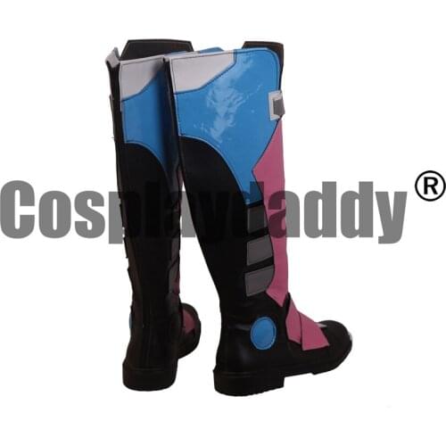 OW Hero Damage Soldier: 76 Jack Morrison Pink Ver. Cosplay Shoes Boots S008