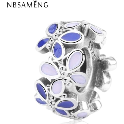 925 Sterling Silver Charms Original Beads Fit Bracelet Butterfly Arrangement Spacer Charm Bead Women Diy Jewelry Making