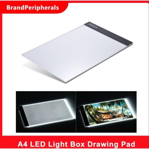 Portable A4 LED Light Box Drawing Tracing Tracer Copy Board Table Pad Panel Copyboard with USB Cable for Painting