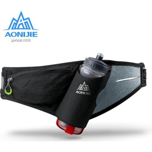 AONIJIE E849 Marathon Jogging Cycling Running Hydration Belt Waist Bag Pouch Fanny Pack Phone Holder For 750ml Water Bottle