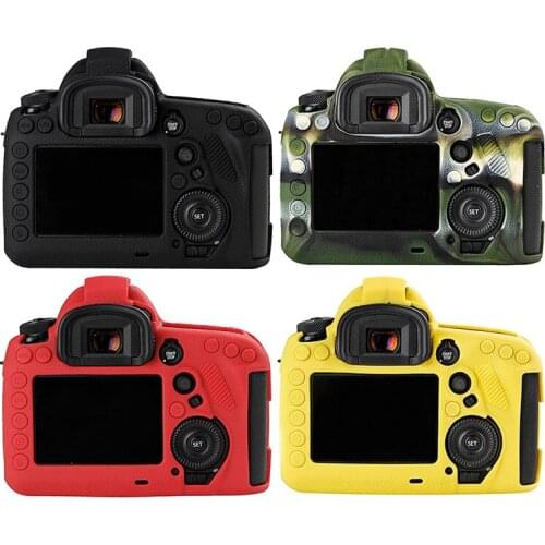 Silicone Armor Skin Case Protective Cover DSLR Camera Body Cover Protector Video Lens Bag For Canon 5D4 5DIV 5D MARK IV4