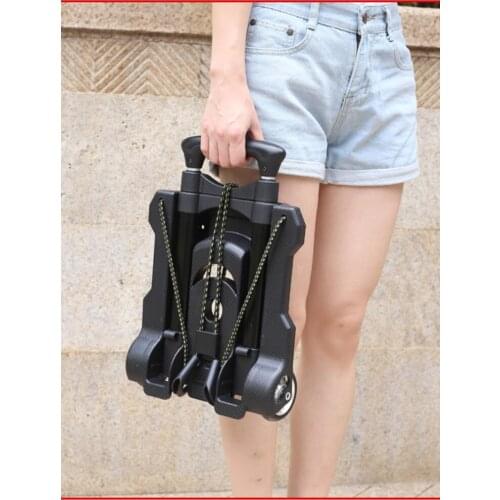 Shopping Cart Folding Trailer Portable Trolley Mini Trolley Trolley Luggage Cart Household Grocery Shopping Cart Small Trolley