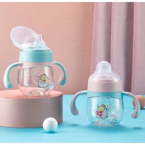 Tritan Baby Duckbill Cup Baby Learning Drink Cup Silicone Leak-proof Straw Baby Drinking Training Cup