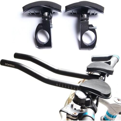 Bike TT Handlebar Bicycle Rest Handlebar Aluminium Alloy Arm Rest Handle Bar Aero Bicycle Tri Bars Cycling Relaxation Equipment