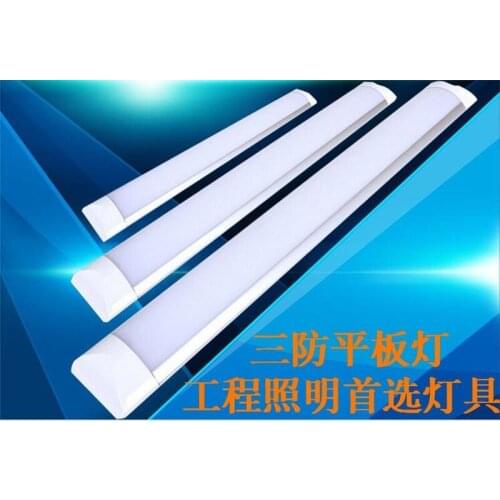 10pcs 30W 0.9m 40W 1.2m waterproof LED Batten Tube Light Tri-proof flat bar tube light Cold White / Warm Whtie 2835SMD ,85-265V