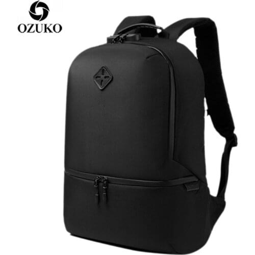 OZUKO Teenager Waterproof School Bag Anti Theft Men Laptop Backpack Leisure Women Rucksack Male Outdoor Travel Backpacks Mochila