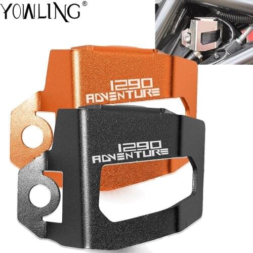 For 1290 SUPER ADVENTURE R/S/T Motorcycle Rear Brake Pump Fluid Tank Reservoir Guard Protector Cover OIL CUP 1290 Adventure