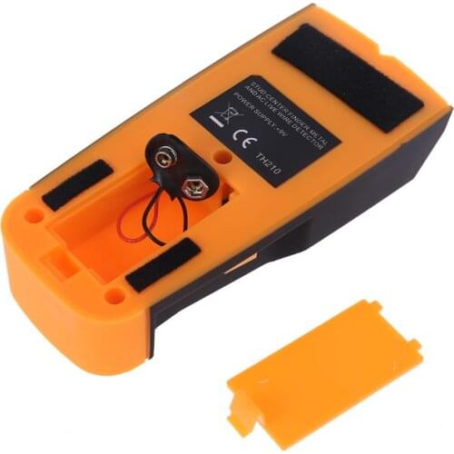 Yellow TH210 Wall Thickness Gauge Without Battery Backlight Stud Metal AC Wire Scanner Wall Stud Finder Electronic Auto
