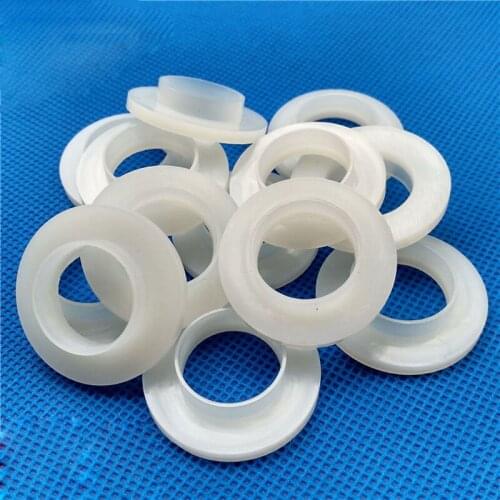 14pcs M22 T-shaped nylon gasket washer plastic step washers gaskets insulation column bushing sleeve plug 24mm outer diameter