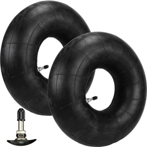 2 Pcs 20x8.00-8inch To 20x10.00-8inch Universal Inner Tubes W/ TR13 Straight Valve Stem for Lawn Mowers Tractors Golf