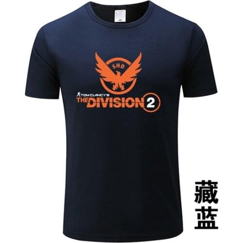 2020 The Division 2 Tom Clancys SHD PS4 Xbox PC Games Tee/TShirt/Shirt Male Hip Hop Funny Men Game Women Tee TShirts FG-5D