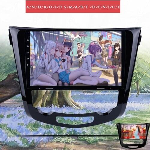 2Din 10.1"Android 10.0 Car DVD Radio Player Fit Nissan qashqai/X-Trail 2014 - 2018 GPS Navigation 6+128G WIFI BT Multimedia