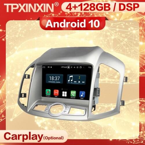 4+128G Carplay 2 Din Car Android Stereo Receiver For CHEVROLET Captiva 2012 2013 2014 2015 Radio Recorder Audio Player Head Unit