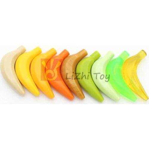 MOC Brick Banana Fruit 33085 DIY Enlighten Building Blocks Educational Toys Compatible with Assembles Particles