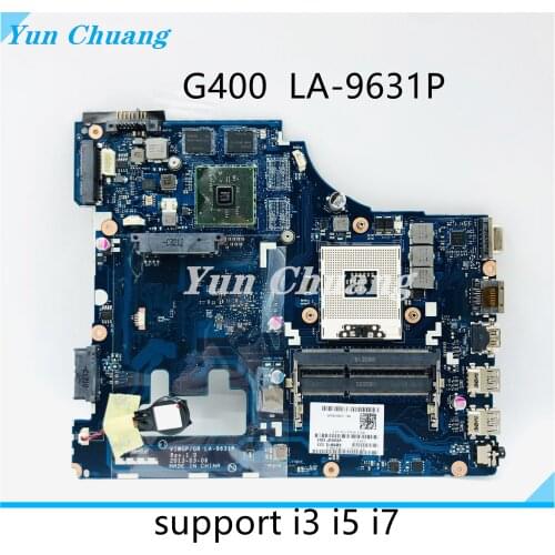 VIWGP/GR LA-9631P motherboard for Lenovo G400 notebook motherboard PGA989 HD8570M DDR3 100% test work