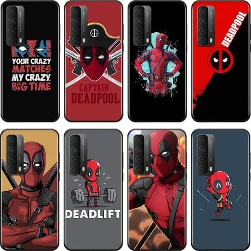Deadpool Marvel Cool For Huawei Y9A Y9S Y9 Y8P Y8S Y7A Y7P Y7 Y6 Y6P Y6S Y5P Y5 Prime Pro 2019 2020 Soft Phone Case
