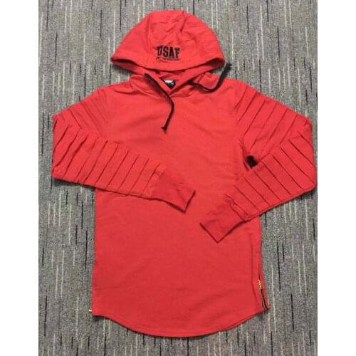 New men hiphop hoodies long sleeves red color swag fashion high street hoody