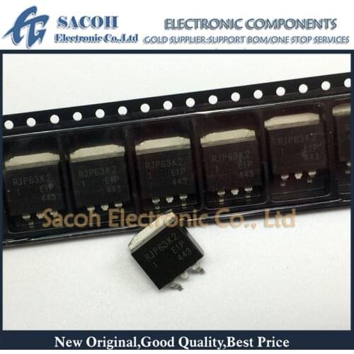 New original 10PCS/Lot RJP63K2DPE-M0 RJP63K2DPE RJP63K2 TO-263 35A 630V Power IGBT transistor