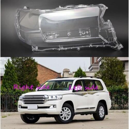 Car Headlamp Lens For Toyota Land Cruiser 2016 2017 2018 Car Headlight cover Headlamp Lens Auto Shell Cover