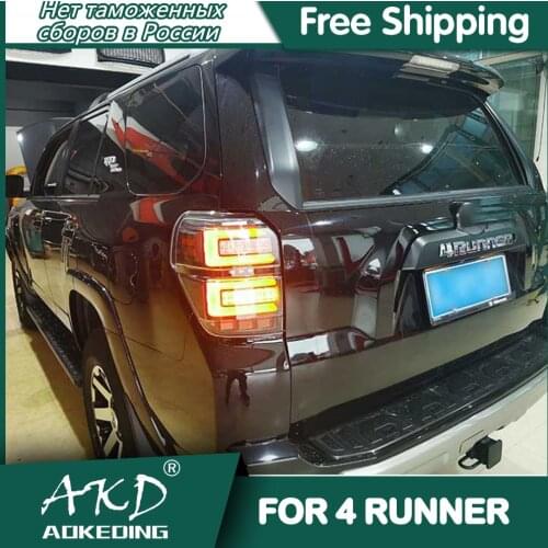 For Car TOYOTA 4 Runner Tail Lamp 2010-2020 Led Fog Lights DRL Day Running Light Tuning Car Accessories 4Runner Tail Lights