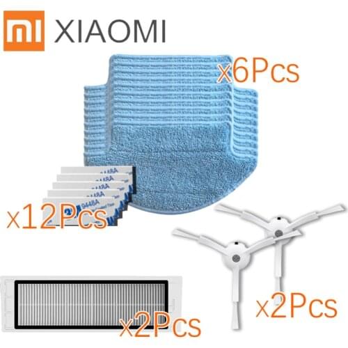 High quality Replacement for Xiaomi Mi Robot Vacuum Cleaner parts brush HEPA filter side brush mop Cloths magic paste