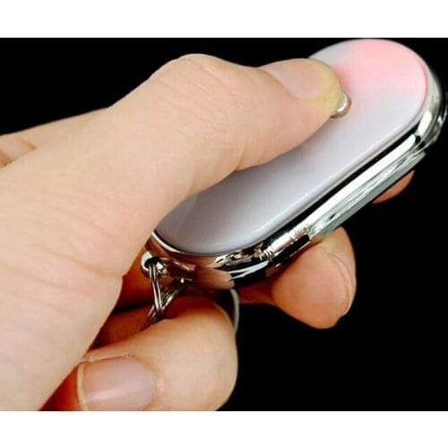 1Pcs LED Mini Anti-lost Whistle Key Finder Flashing Beeping Remote Kids Key Chain Bag Wallet Locators Child Alarm Reminder