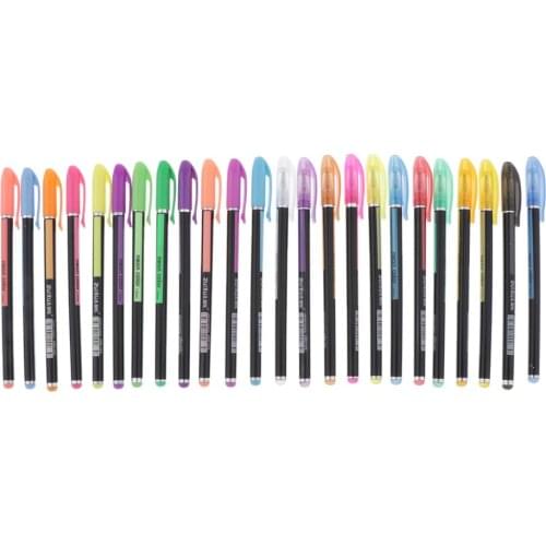 1 Pack Glitter Gel Pens, Colored Markers Pens for Adult Coloring Books, Drawing, Journaling (12/16/24/36/48pcs)