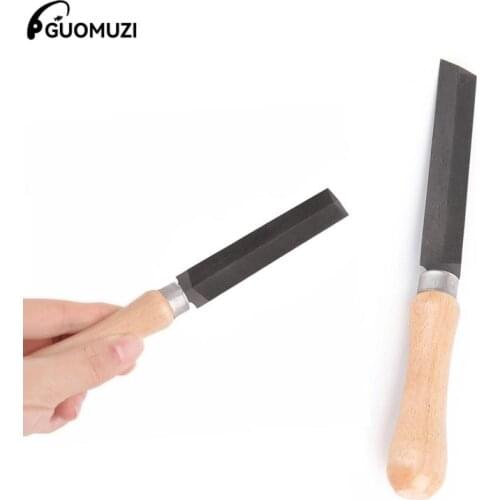 19cm Electric Acoustic Guitar Bass Nut Rhombus File Luthier Tool Nut Saddle Slot Filing Guitar Repair Tools