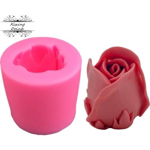 3D Flower silicone mold soft candy cake decorating tool chocolate biscuit polymer clay resin cake baking mold