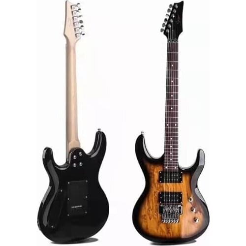 NEW electric guitar Double rocking floating 24 dishes Dual pickup Maple + Deadwood Veneer Musical instrument
