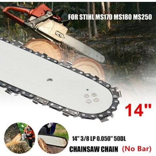 14'' Chainsaw Guide Bar And Saw Chain 3/8 LP 50DL For STIHL MS250 MS180 MS230 Lawn Mower Strimmer Parts Accessories
