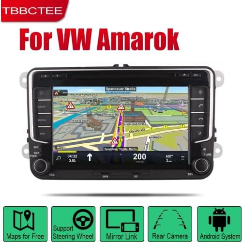 TBBCTEE Android 2 Din Auto Radio DVD For Volkswagen VW Amarok 2010~2018 Car Multimedia Player GPS Navigation System Radio Stereo