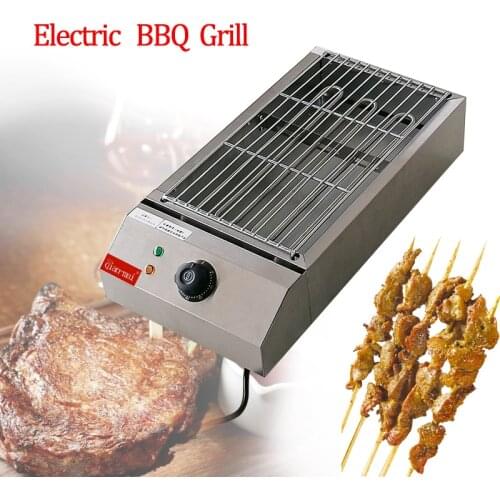 Qianmai Brand stainless steel electric BBQ grill for home and commercial use